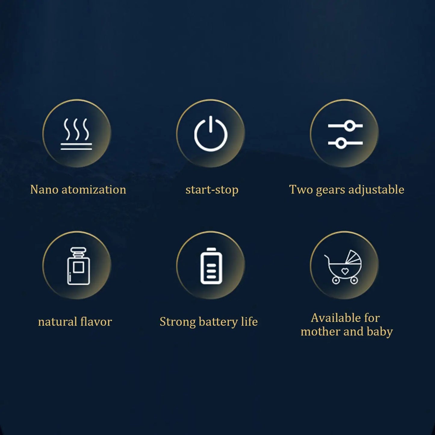 Car Aromatherapy Diffuser Intelligent Atomization Eliminate Odor Formaldehyde Perfume Ornament Car Spray Humidifier Integrated