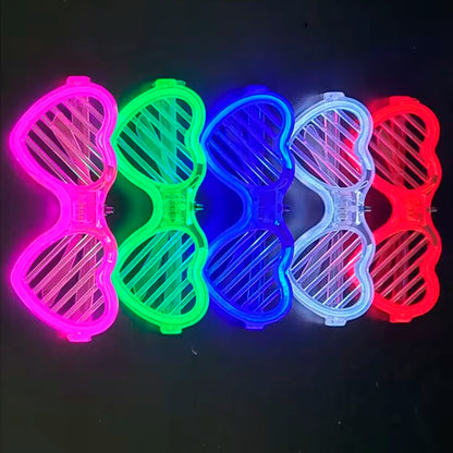 1 Pc Party Glow in the Dark Glasses Light Up LED Glasses Neon Party Favors Sunglasses Party Decor Party Supplies