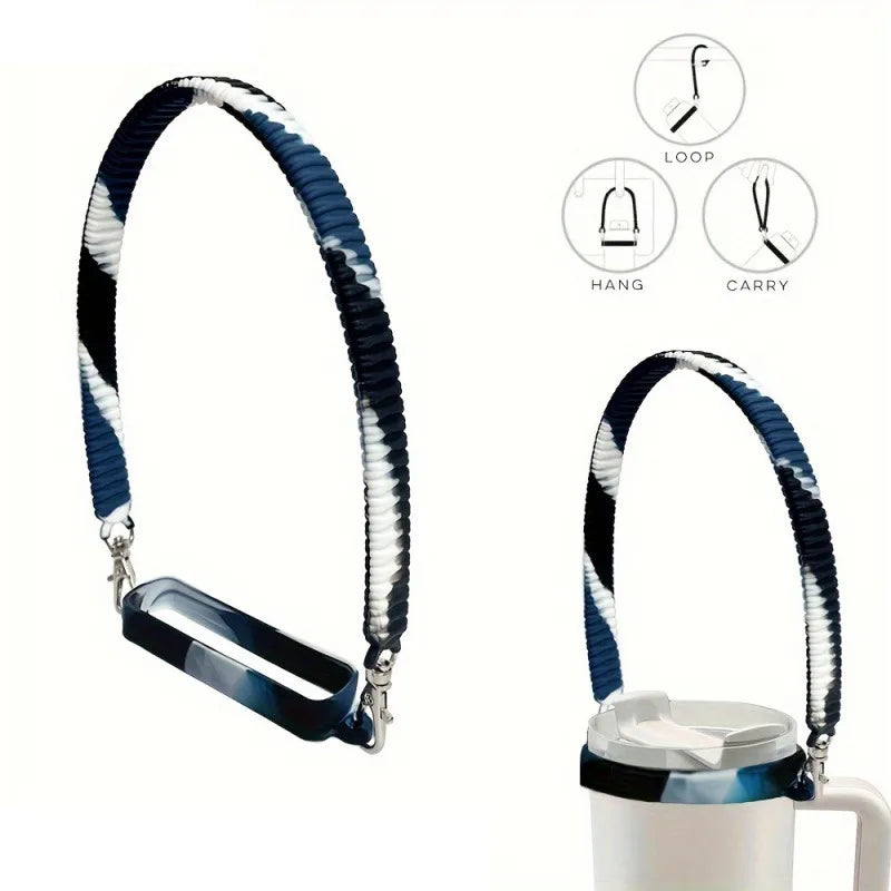 Water Bottle Handle Water Bottle Sling Carrier Holder Strap Soft Durable Silicone for Most 8-40oz Bottles for Cup Accessories