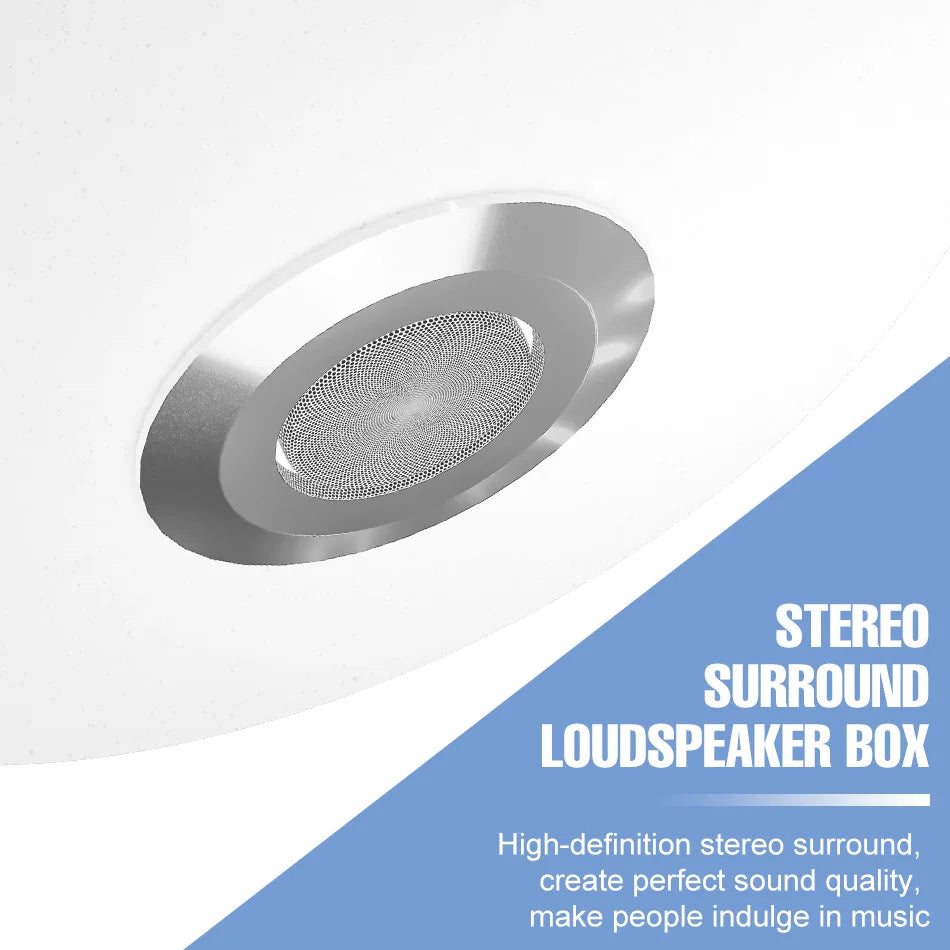 RGB Smart Ceiling Light LED Interior Home Decorative Light 42W 60W 220V Luster Dimming Remote Control WIFI Bluetooth Living Room