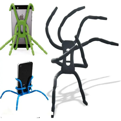 Mobile phone holder desktop multi-function mobile phone support Car changing spider lazy stand decoration mobile phone stand