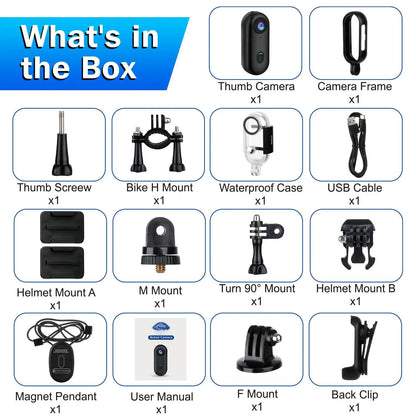 Outdoor Sports Camera In Helmet Motorcycle Bike Sport Mini Filming Bicycle Action 4K Professional Body Cam And Video Cameras Mtb