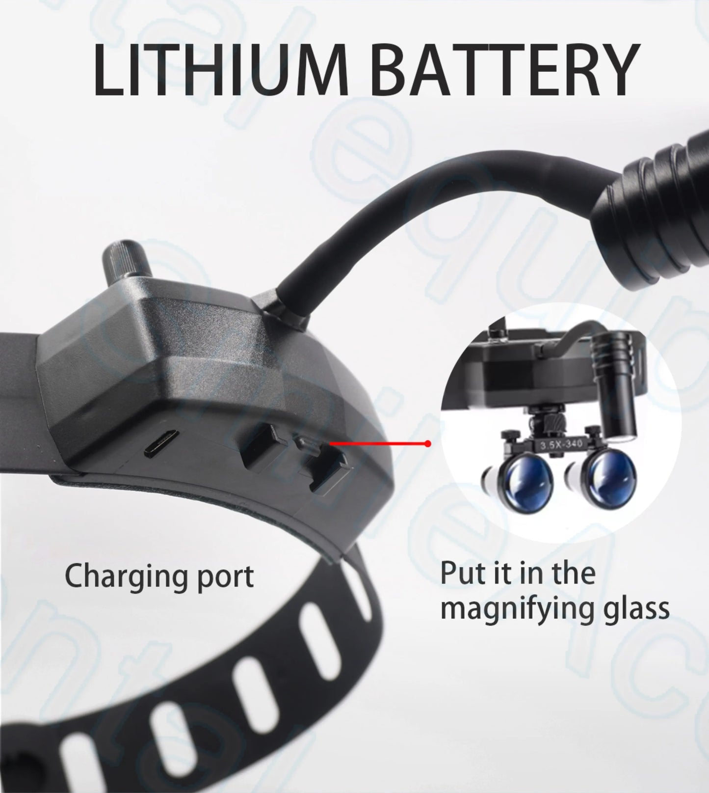 Dental Headband Led Light Wireless Medical Oral Lamp Dental Unit Dentist Tool Surgery Operation Lamp for Lab Dentistry