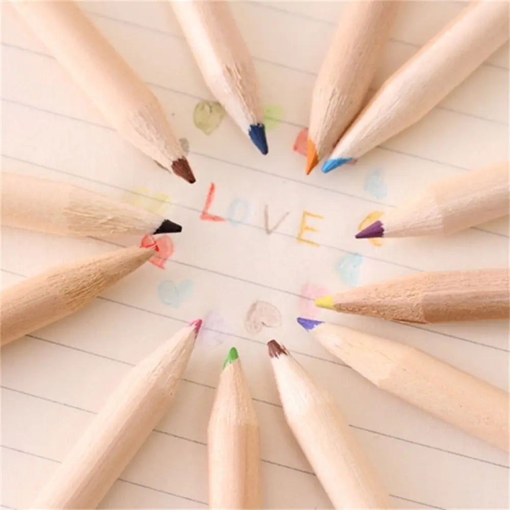 Creativity Crayon Student Pencil 12 Color Drawing Art Colored Pencil Student Stationery Portable Painting Pencil