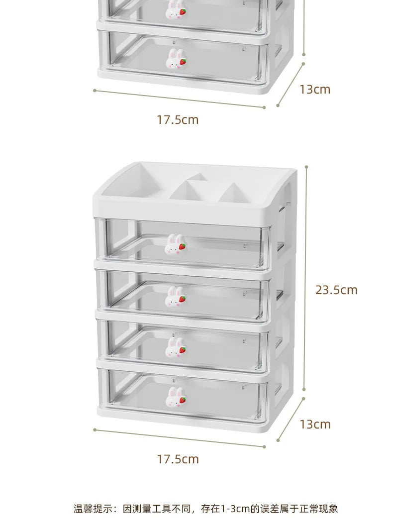 5 Tier Stationery Handbook Student Desktop Organizer, Organizer Drawers, Hair Accessories Organizer for Kids, Pen Holder Shelf