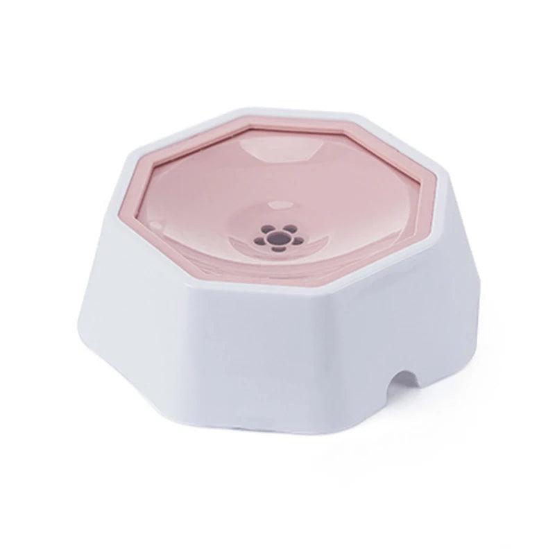 Anti-splash Water Bowl Dogs Drinker Slow Drinking Bowl Non-Wetting Mouth Anti-Overflow Water Feeding Dog Waterer Pet Accessories