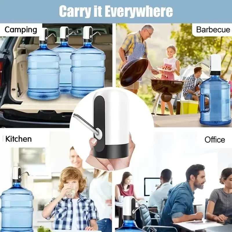 Bottled Water Pump Electric Household Mineral Water Dispenser Pure Water Press Automatic Water Dispenser Pump