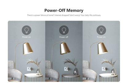 IMOU CE1 Smart Socket EU Smart Plug With Power Energy Monitoring Remote Control Voice Control Support Alexa Assistant 220-240V