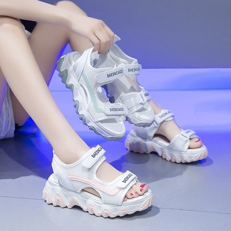 Summer Chunky Sandals for Women Fashion Platform Sandal Ladies Designers Casual Wedges Sandals Female Brand Sports Sandals
