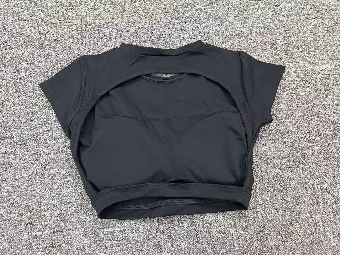 New Sports Shirts Breathable Workout Sportswear Fitness Backless Yoga Clothing Chest Pads Sport Crop Tops Gym Top Women