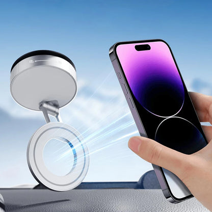 Magnetic Vacuum Car Mount Phone Holder 360° Rotatable Vacuum Adsorption Car Phone Mount Car Mobile Phone Holder for Magsafe