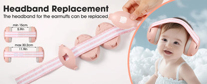 C10 Baby Ear Protection for Newborn Noise Cancelling Headphones for Babies Noise ReductionEarmufs Travel Gift