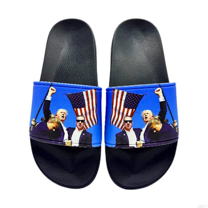 Trump Slippers Living Room Slippers for Men Original Brands Shoes Male Shoes Sneakers Comfortable Man Sandal Adult Men's Sandal