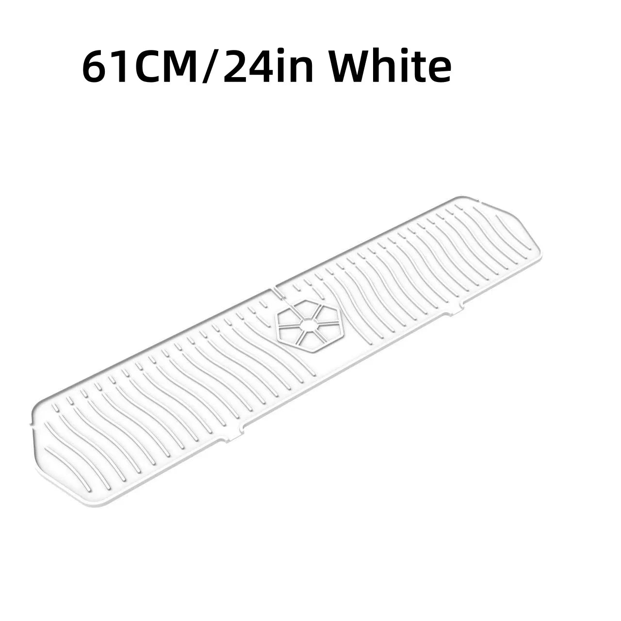 24/29.5inch Kitchen Sink Splash Guard,Silicone Draining Mat for Sink,Sink Protectors for Kitchen Sink Mat, Splash Guard Kitchen