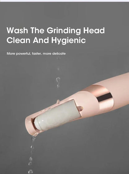 NEW USB Electric Dead Skin Pedicure Automatic Foot Grinder Rechargeable Roller Feet Pedicure Tool with 2 Removable Roller Heads