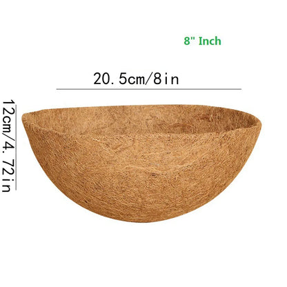 Coconut Palm Basket Cushion Coconut Palm Inner Lining Hanging Basket Hanging Pot Wall Hanging Flower Pot