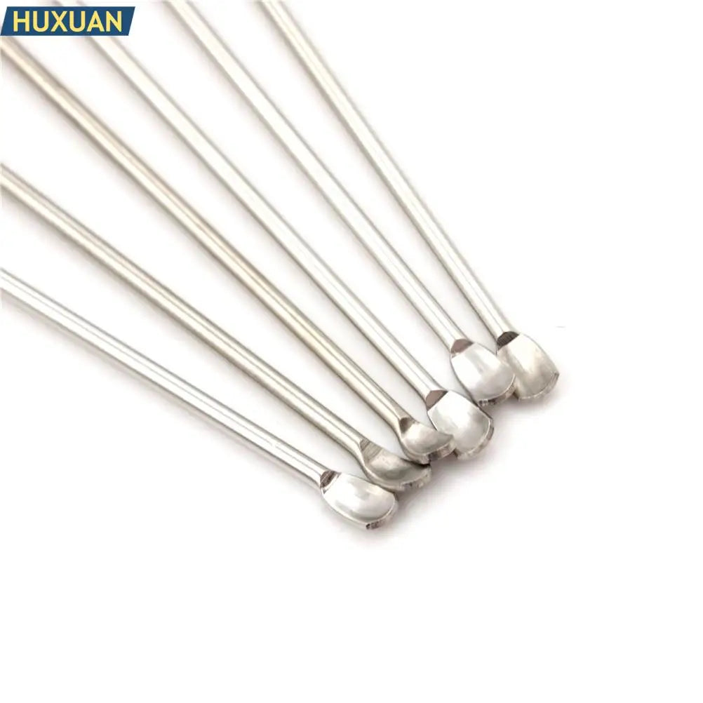 Stainless Steel Micro Medicinal Spoon Spatula Shovel Head Experiment Pharmacy Laboratory Teaching Use 10cm-22cm Lab supplies