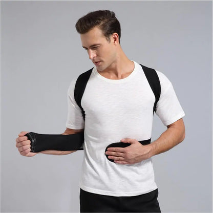 Back Posture Correction Belt Hunchback Corrector Men Women Sitting Posture Adjustable Correction Belt Shoulder Straight Back