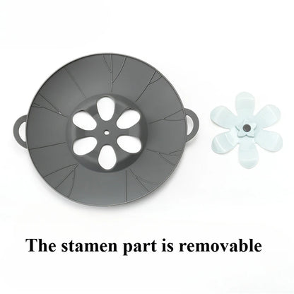 Silicone pattern anti-spill lid, silicone fresh-keeping lid, rotatable lid, kitchen gadgets