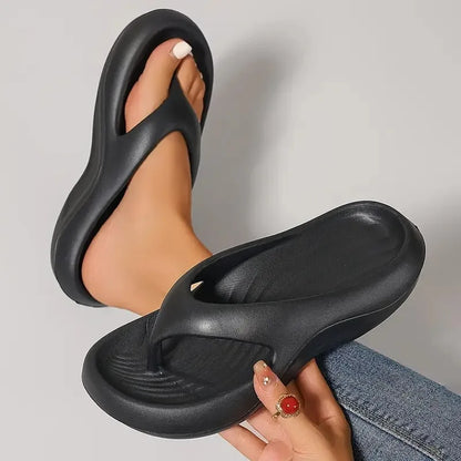 High-end And Touching Flip-flops For Summer Wear, Anti-slip, Anti-odor, And Comfortable Home Slippers That Pinch The Feet