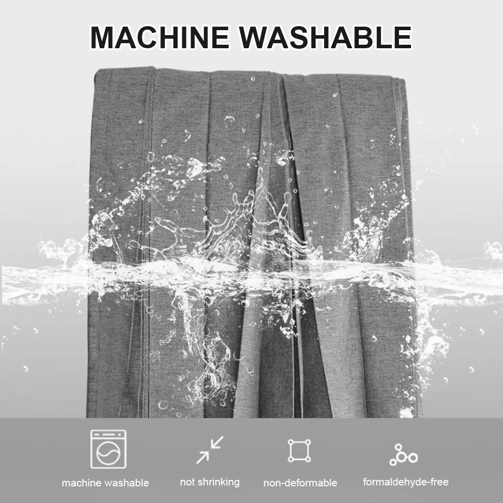 Foldable Magnetic Shower Curtain Waterproof Bath Curtain with 12/14 Hooks Bathroom Curtain Modern  Bathroom Curtain for Bathroom