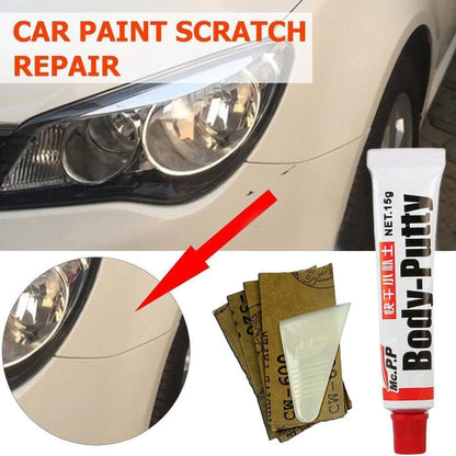 Smooth Repair Tools Scratch Filler Body Putty Assistant Car Accessories Grease Paint Repair Tool Sandpaper Pad