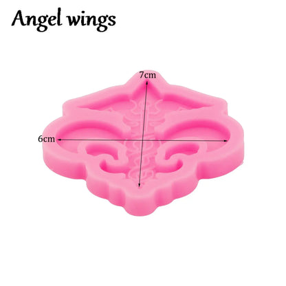 DY1206 African Tribal Symbols Badge Reel Mold Epoxy Resin, Medical,Medical, Physical Therapy, Pharmacy Nursing Chocolate Moulds