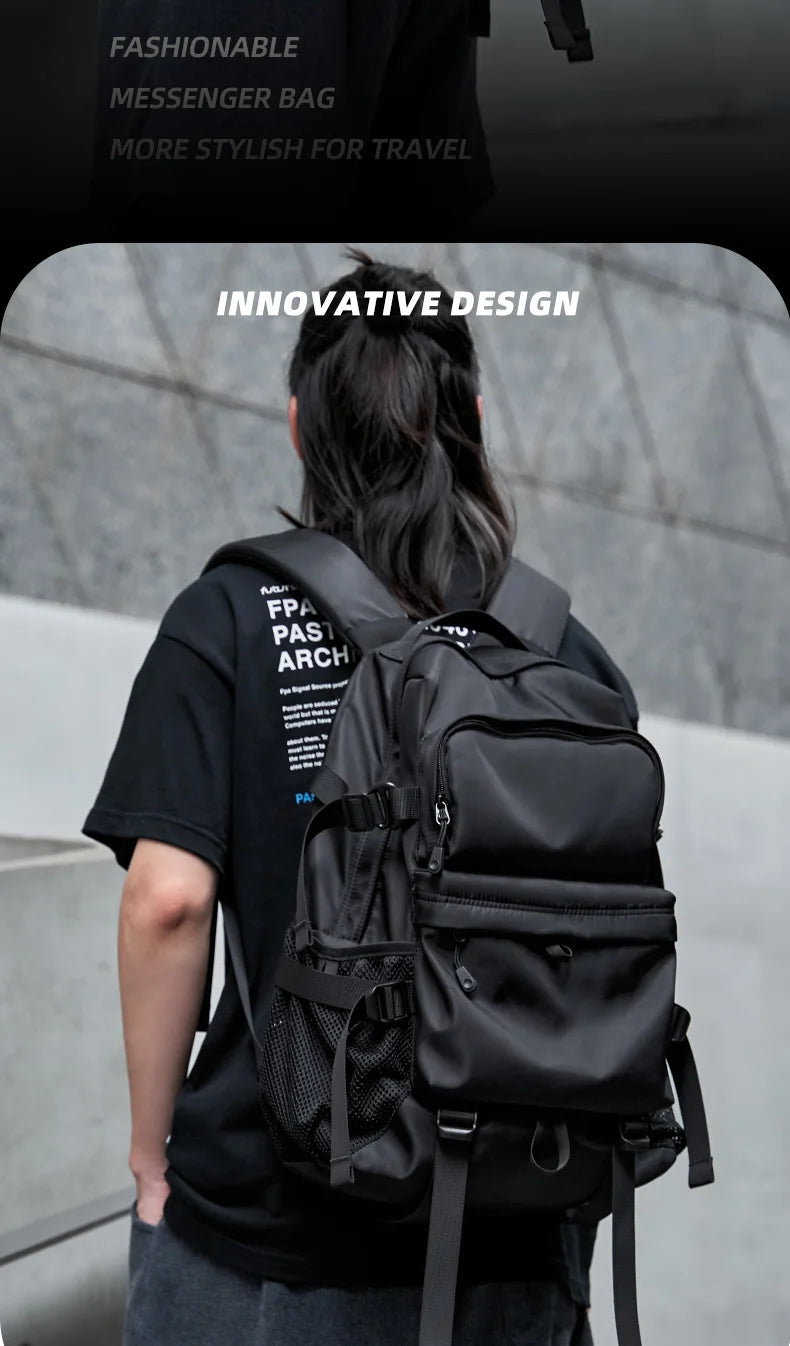 Laptop Backpack for Men, Light Weight Casual Daypack, Large Space Waterproof Travel Backpack, School Bookbag for Teenage