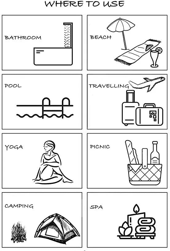 Turkish Beach Towel with Tassel, Striped Sports Bath Towels For Travel Gym Camping Picnic ,Quick-Drying, 90*180cm Women Scarf