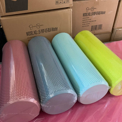 Extended 90cm  EVA Foam Roller Me Pattern Yoga Massage Sti Fitn Exercise Muscle Relaxation Roller