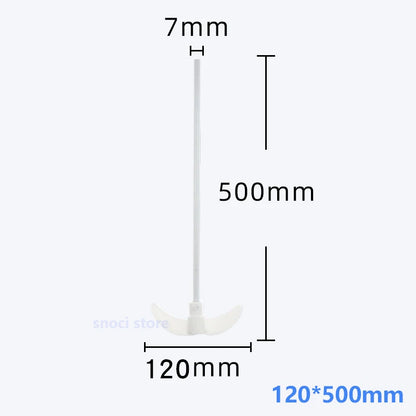 Stirring Rod  400mm 450mm 500mm Length Overhead Stirrer Mixer Shaft with Foldable Paddle for Lab