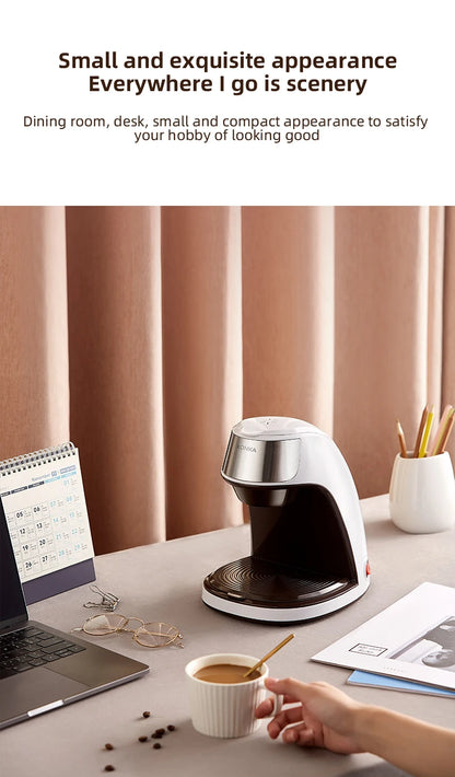 Mini Electric Drip Coffee Maker American Drip Coffee Maker One Button Operation Coffee Maker Coffee Tools
