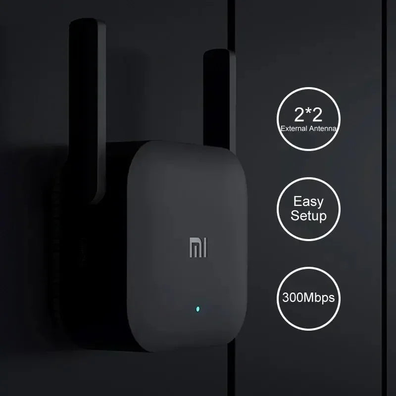 New Original Xiaomi Wifi Amplifier Pro 300M 2.4G Repeater Network Expander Range Extender Roteader Mi Wireless Wi-Fi Router