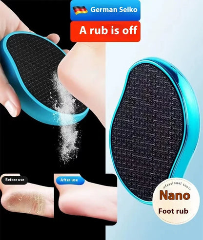 Foot grinder to remove dead skin foot rubbing board grinding calluses nano glass foot scrubber repair foot scraping heel tool