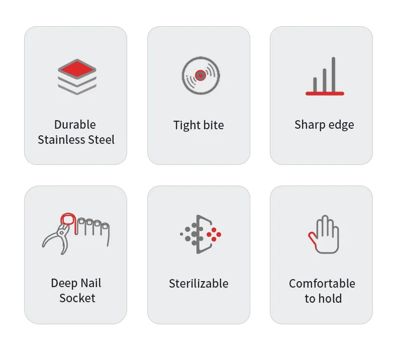 Stainless Steel Nail Scissors Dead Skin Cuticle Remover Nail Clippers Ingrown Toenail Foot Care Tool Eagle Beak Plier