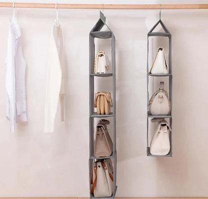 handbag storage hanging bag Organizer Wardrobe Closet Storage Transparent Three-dimensional Home Organization hanging bag