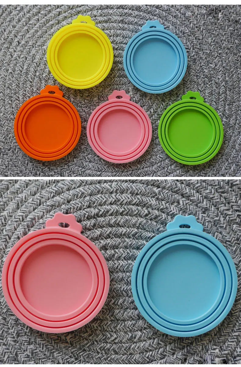 Silicone Stretch lids Canning lids Reusable Sealed Against moisture Pet Canning Fresh-keeping lid Kitchen tools accessories T021