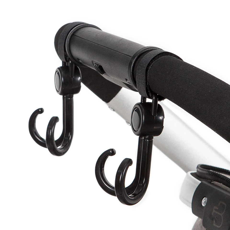 2Pcs/Set Hooks For Stroller Car Shopping Cart Hooks Baby Stroller Accessories Rotate 360 Degree Hook Pram Organizer Bag Hanger