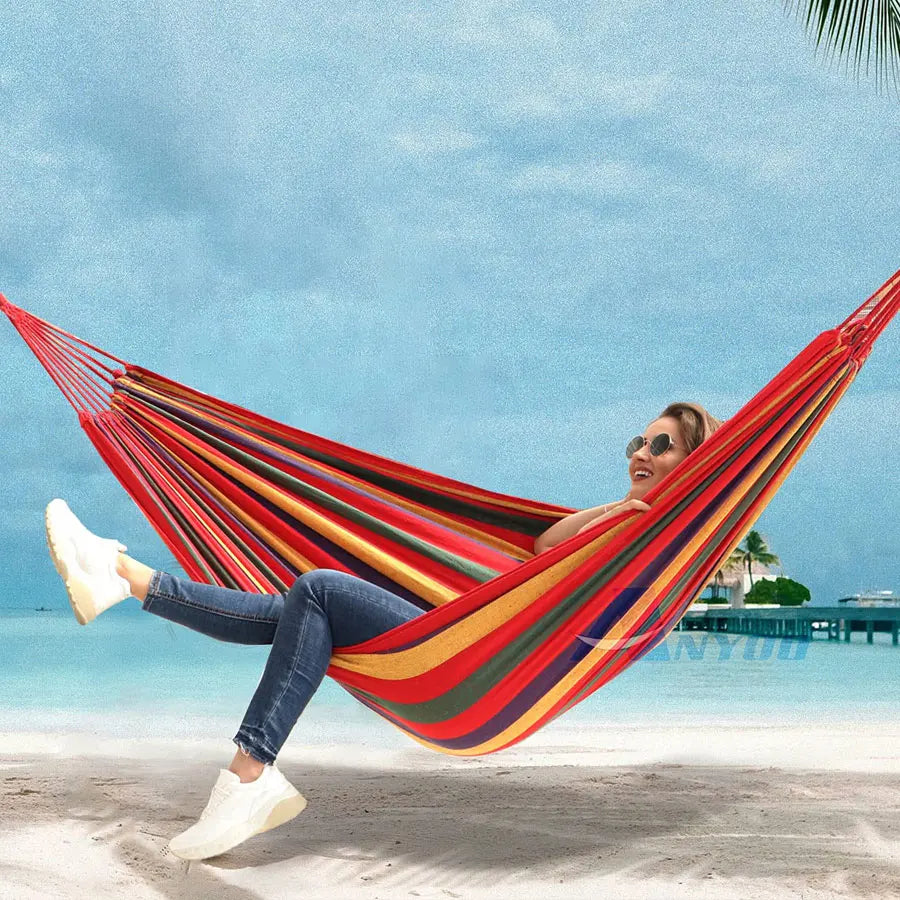 Tourist Hammock Camping Equipment Hammocks Garden Furniture Patio Hanging Hammocks for Adults Tent Outdoor Camping Survival