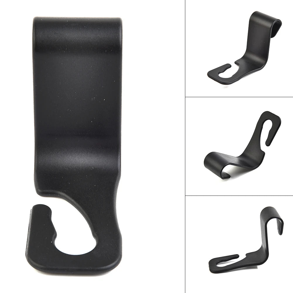 4PCS Universal Car Seat Back Hook Headrest Hanger Car Bag Pouch Clothes Hanging Hooks Duarable Fastener Clip Interior Accessorie