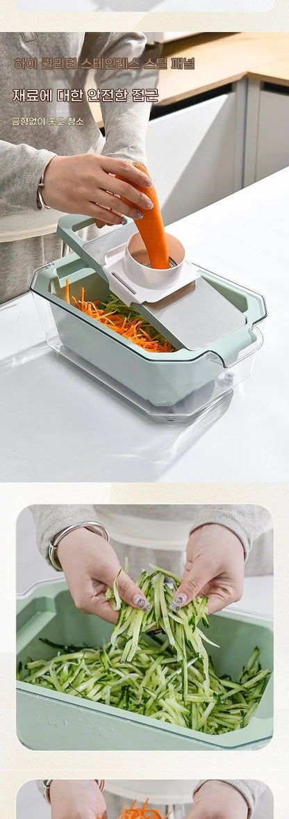 NEW Multifunctional Vegetable Slicers ,Potato Thread Cucumber Slicer Food chopper Kitchen Tool for shpper Knife utensils Cutter