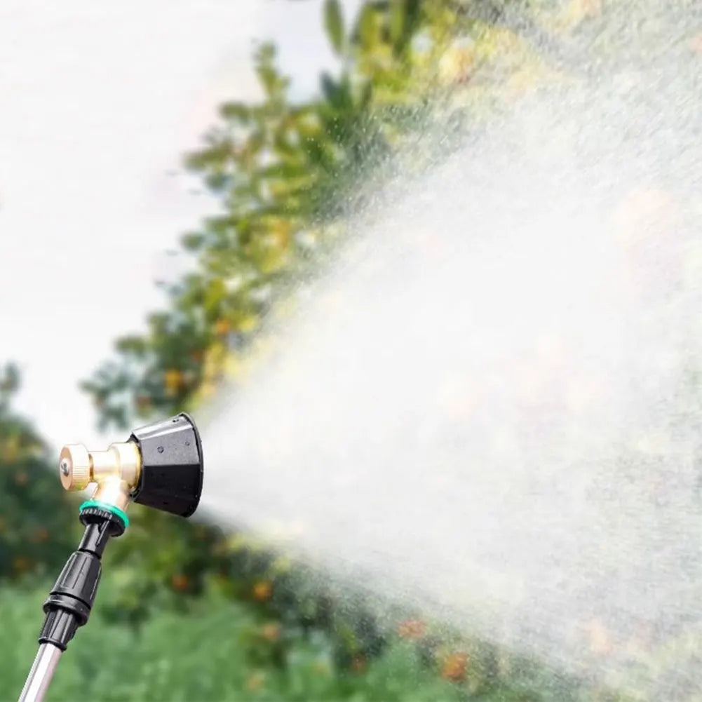 High Pressure Sprayer Nozzle Adjustable Agricultural Atomization Nozzle Brass Agricultural Spray Nozzle Head Gardening Tools