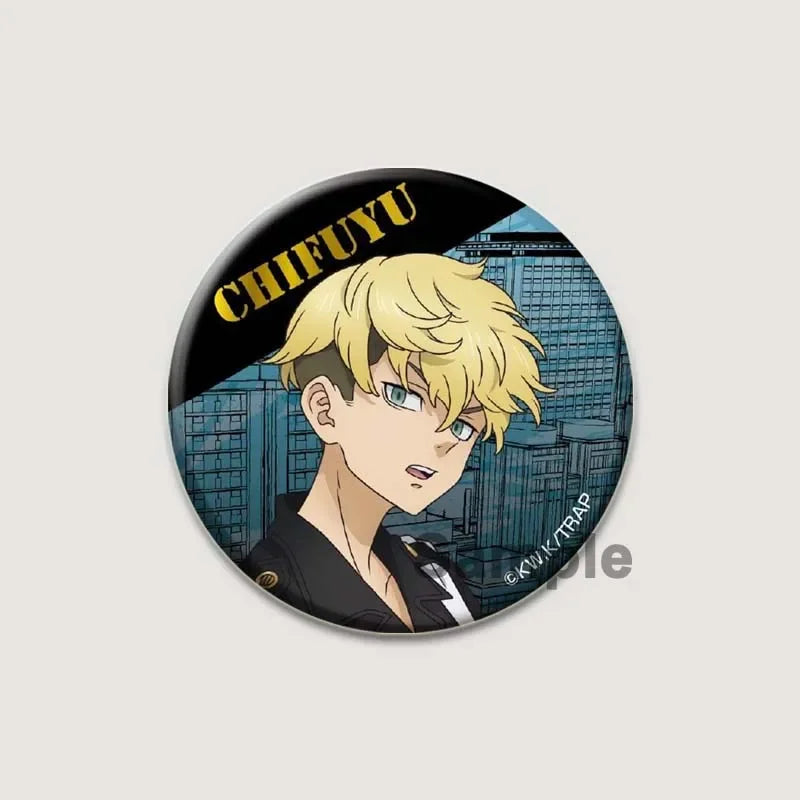 Fashion Accessories Anime Tokyo Revengers Brooches Backpack Clothes Accessories Decor Lapel Pin Badge for Fan's Collection Gift