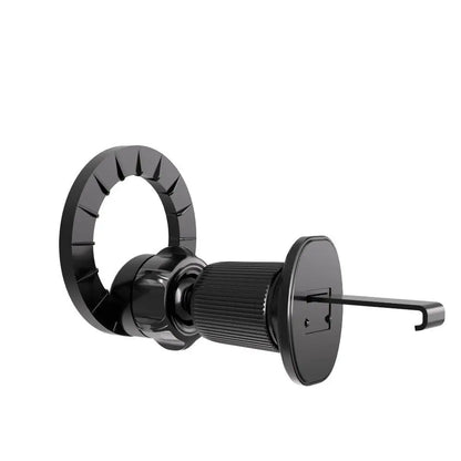 Magnetic Base Phone Holder Stabilize Rotatable Car Mobile Phone Stand Universal Smooth Surface Air Vent Clip Mount Stand