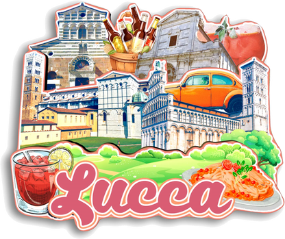 Bergamo Lucca Parma Modena Messina Livorno Matera Pescara Ferrara Italy Fridge Magnet Travel Souvenir Gift