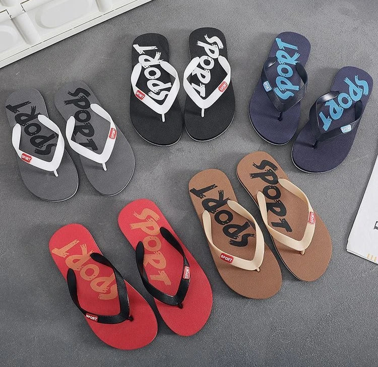 Flip Flops Slippers for Men Outdoor Beach Sandals Man Designer Luxury Fun Elegant Original Low Price 2025 Fashion Trend Shoes