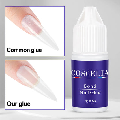 1/3/5/10/15/20pcs Fast-dry Nail Glue Professional Nail Tip Bond Glue 2g/3g/10g for False Nail Tips Long Lasting Glue Nail Tools