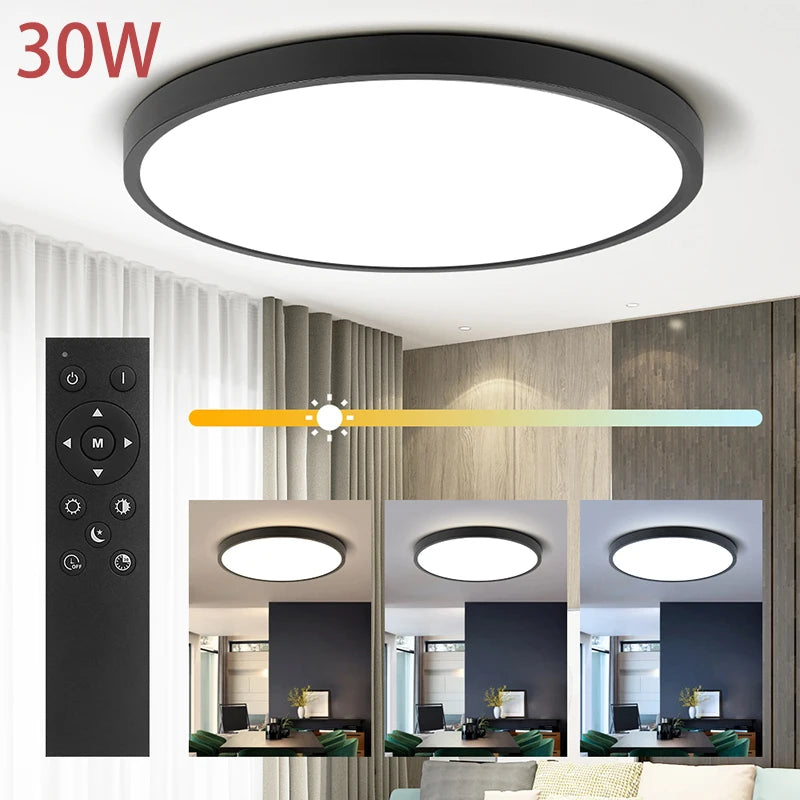 Led Ceiling Lamp Modern Ceiling Chandelier 220V Led Panel Lighting Fixture For Bedroom Kitchen Home Ultra Thin Ceiling Lights