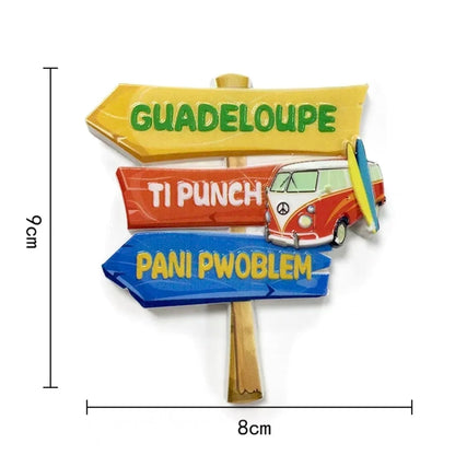 Europe France Lyon Strasbourg Marseille Resin 3D Fridge Magnets Tourism Souvenir Refrigerator Sticker