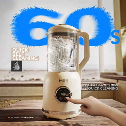 Food Blender, Multifunctional Hot & Cold Cooking Blender for Kitchen, 34oz./1L Smart Smoothie Blender with Self-Cleaning